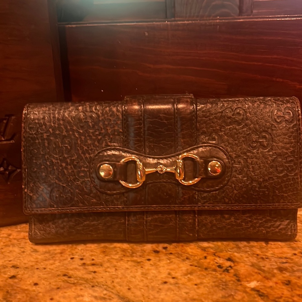 Gucci leather wallet